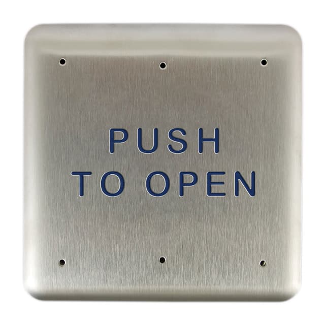 Square Push Plate