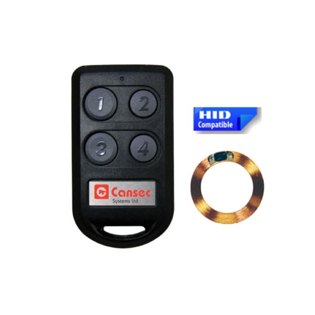 CA-CP1TXFOB-H HID Four-Button RF Transmitter, 26 Bit