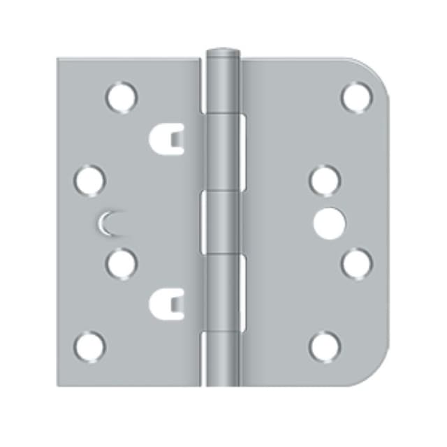 4" x 4" x 5/8" Square and Round Corner Hinge