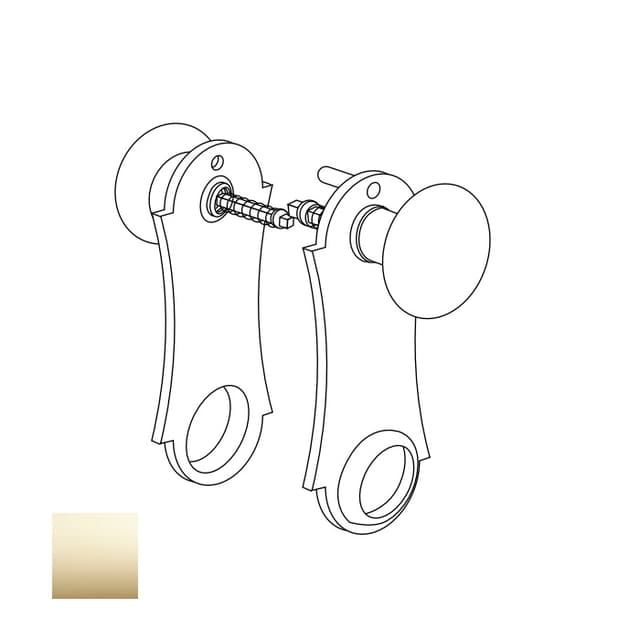 Mortise Lock Knob/Plate Kit
