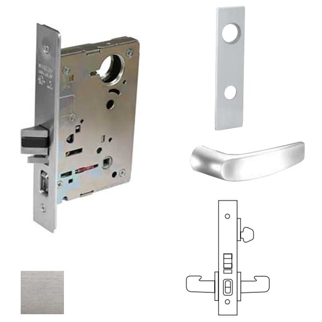 7855 Mortise Office or Entry Knob Lockset