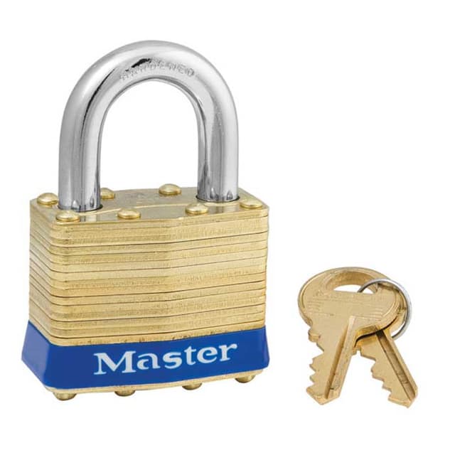 Laminated Brass Padlock