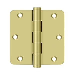 3-1/2" x 3-1/2" x 1/4" Radius Corner Hinge