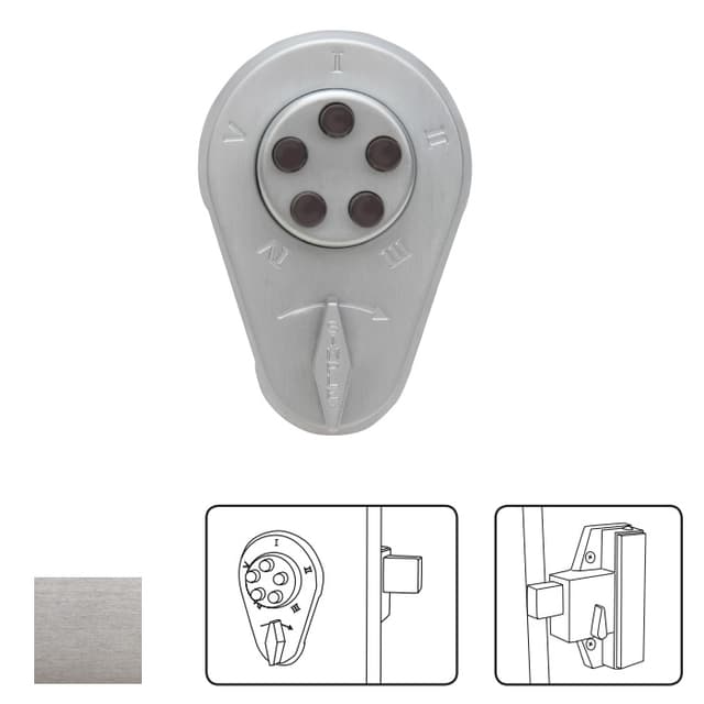900 Series Auxiliary Pushbutton Deadbolt