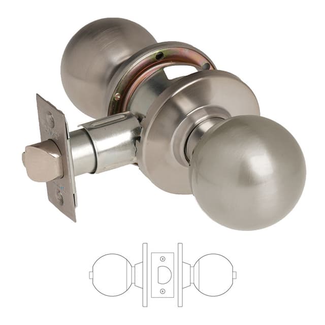 6500 Series U65 Privacy/Bathroom Knob Lockset