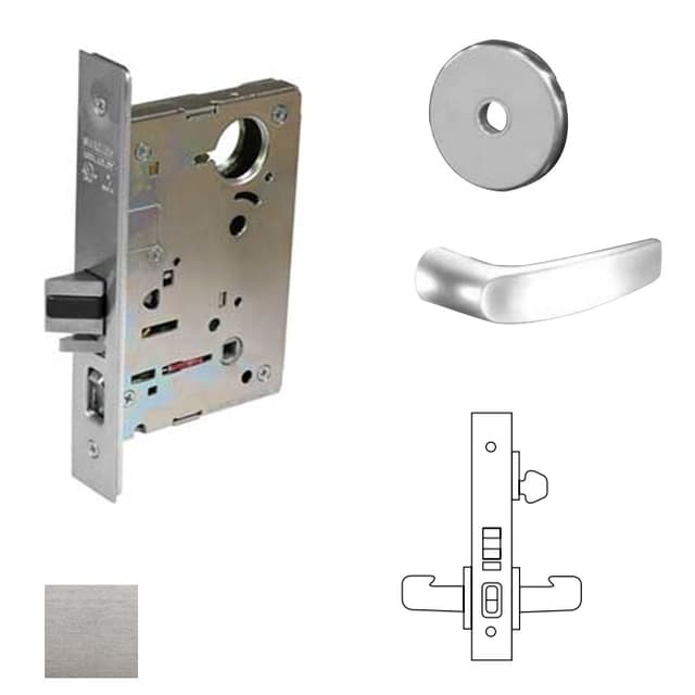 7855 Mortise Office or Entry Knob Lockset