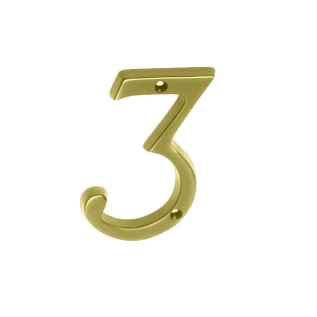 4" Classic House Number 3