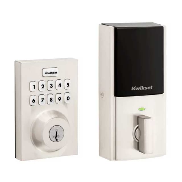 Contemporary Push Button Electronic Deadbolt