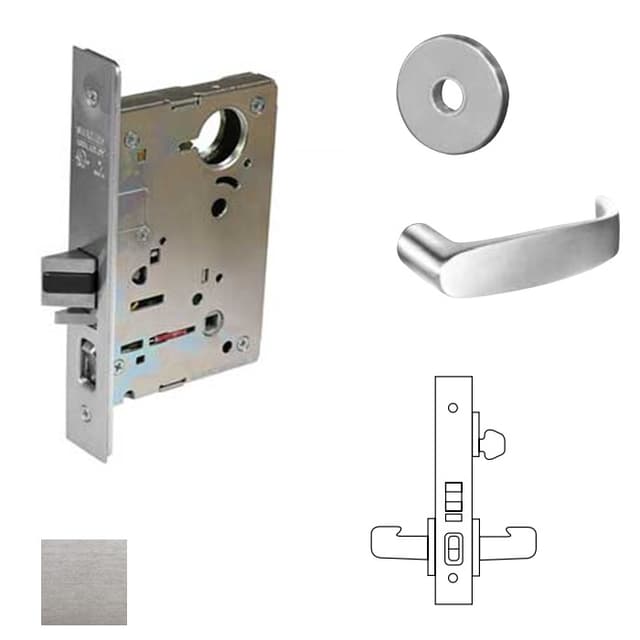 8200 Series 8255 Office/Entry Lockset Less Cylinder