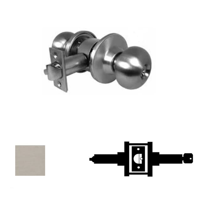 110RAB IC Entry Knob Lockset