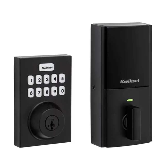 Contemporary Push Button Electronic Deadbolt