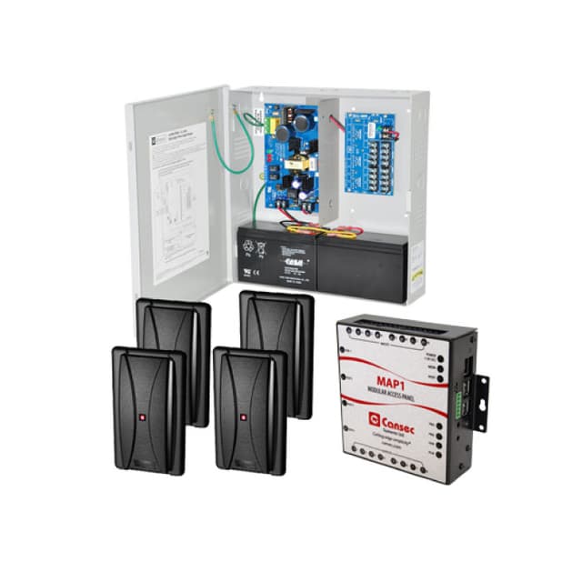 CA-KPR4 Four-Door Kit With Reader for First Access