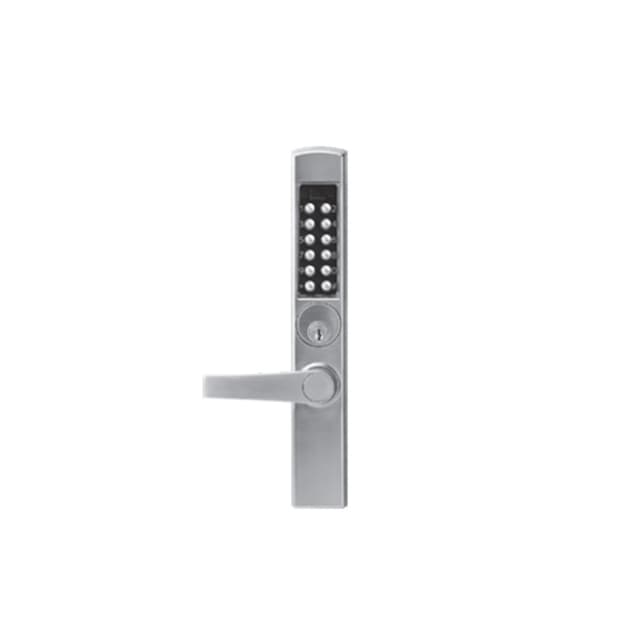 E-Plex 3200 Series Electronic Pushbutton Mortise Dead Latch Lever Lock