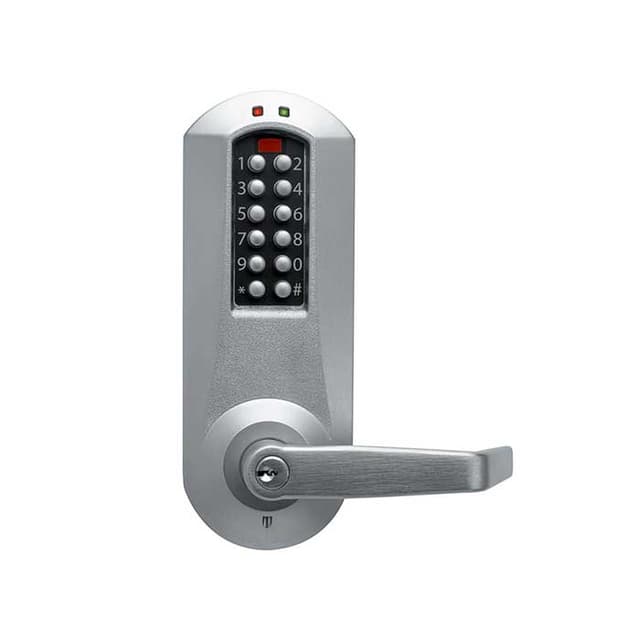 E-Plex 5000 Series Electronic Pushbutton Cylindrical Lever Lock