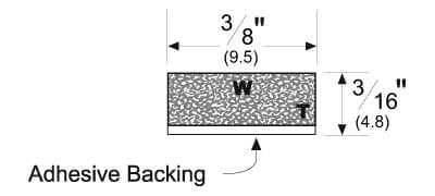 Self-Adhesive Weatherstrip