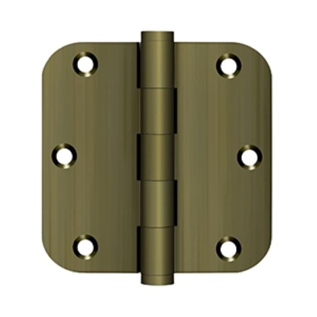 3-1/2" x 3-1/2" x 5/8" Radius Corner Hinge