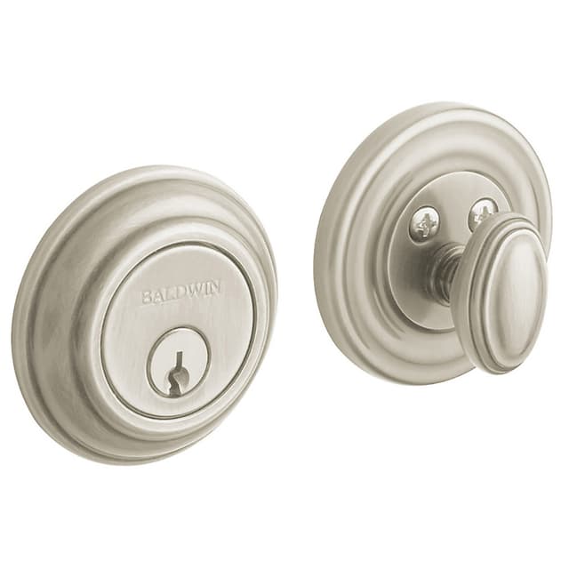 Estate Traditional Round Deadbolt, 2-1/8" Door Prep