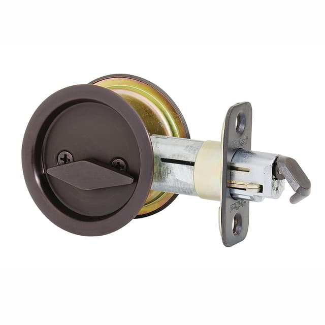 Round Pocket Door Privacy Lock