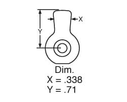 Interchangeable Core Straight Cam