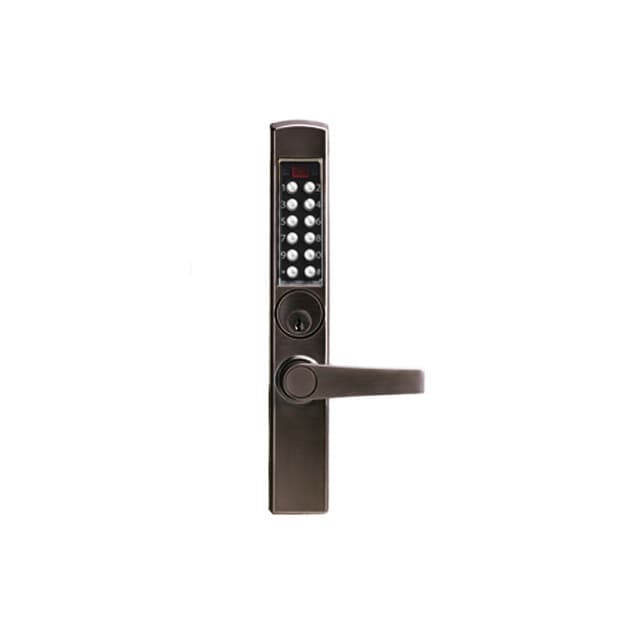 E-Plex 3000 Series Electronic Pushbutton Mortise Dead Latch Lever Lock