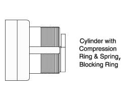 SFIC Mortise Housing Less Core