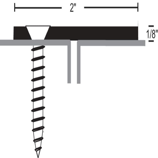 Solid Metal Astragal
