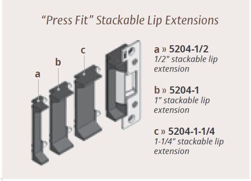 5200 Series Stackable Lip Extension