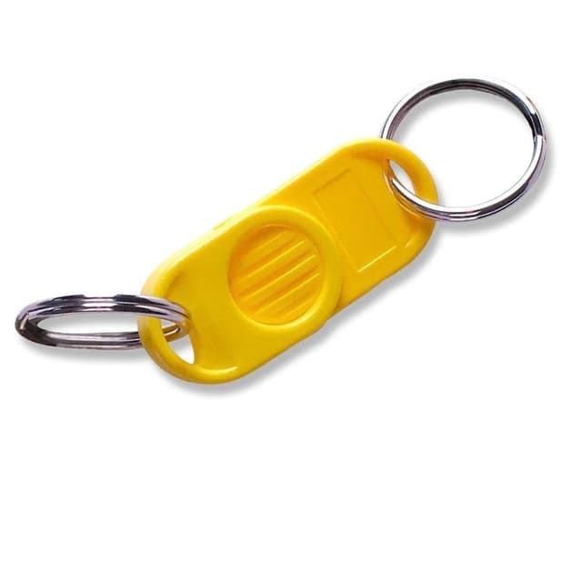 Button Release Key Rings