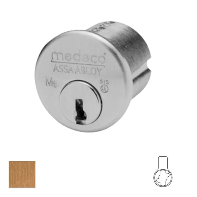 1-1/8" Mortise Cylinder, Biaxial, Sub-Assembled