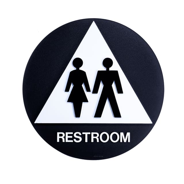 12 x 12 Unisex Door Sign