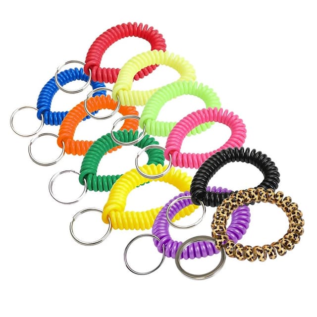 Wrist Coil Key Rings