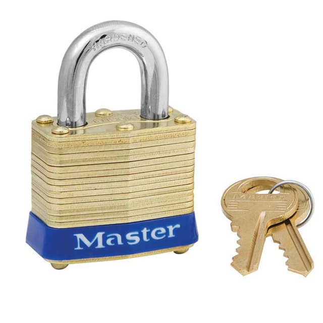 Laminated Brass Padlock
