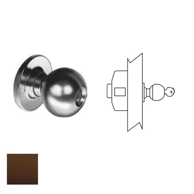 28 Series Exit Device Trim Knob/Rose