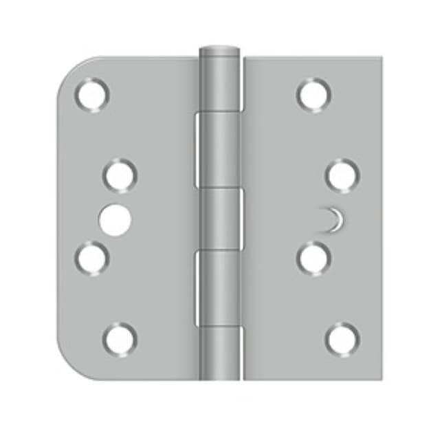 4" x 4" Square x Radius Corner Security Hinge