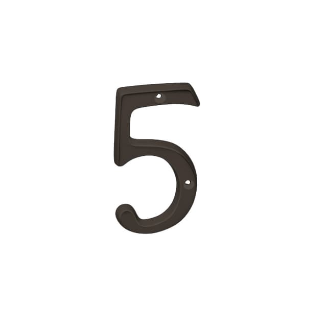 4" Classic House Number 5