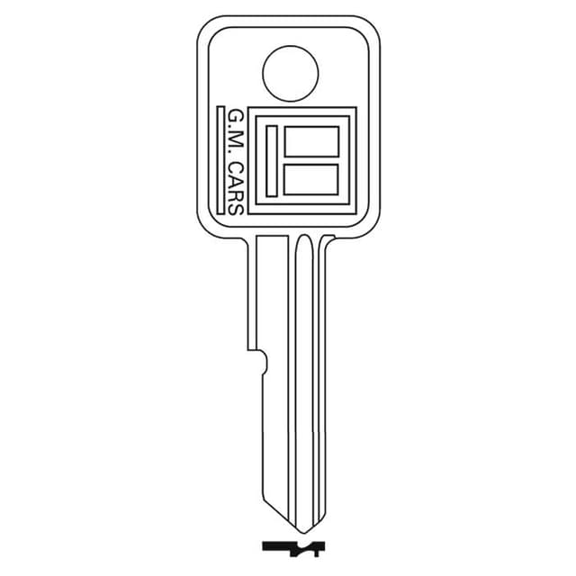 Key Blank B50-NP 250 PK NP
