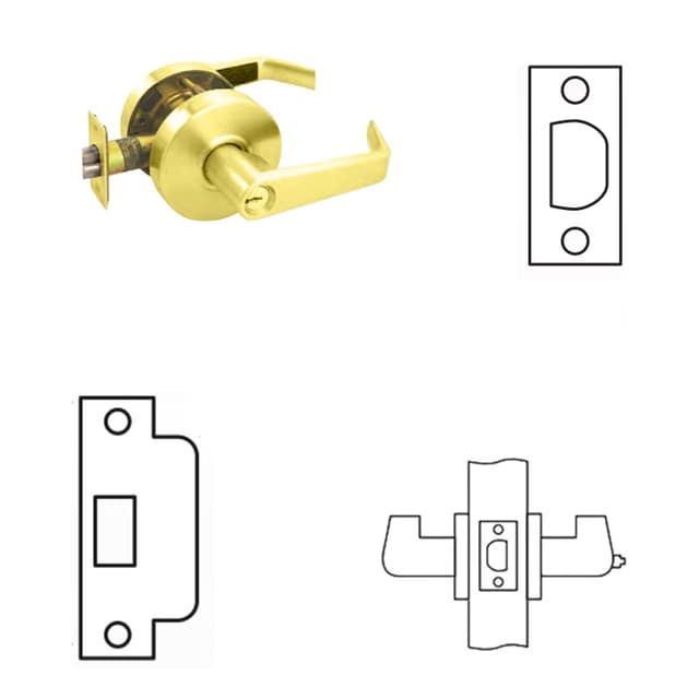 RL Series Cylindrical Lever Lock