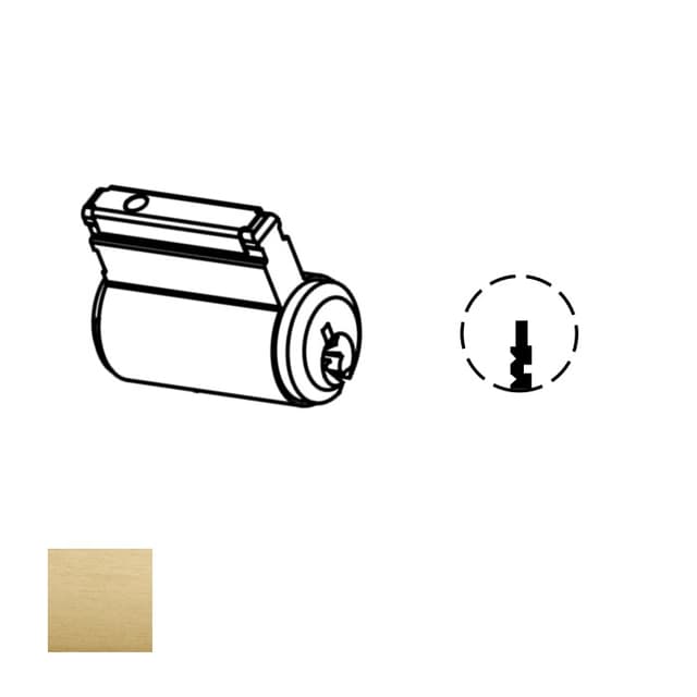 PL5000 Series Fixed Core Padlock Cylinder
