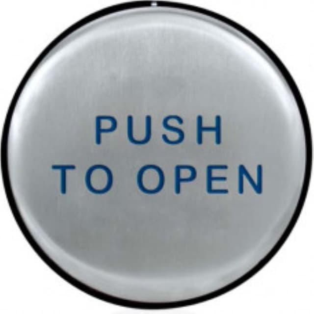 Panther Push Plate Assembly with Wireless Transmitter