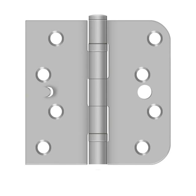 4" x 4" Square x Radius Corner Security Hinge