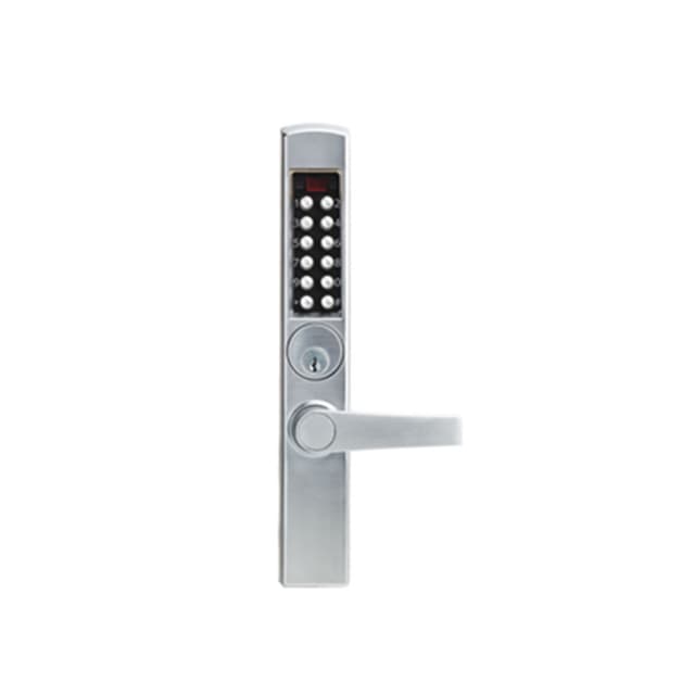 E-Plex 3000 Series Electronic Pushbutton Mortise Dead Latch Lever Lock