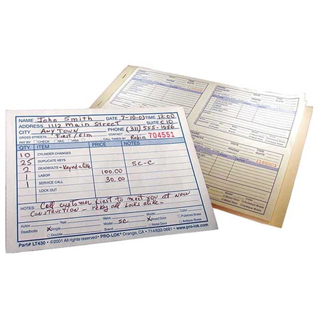 Service Call Dispatch Book