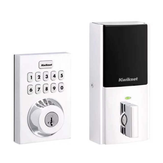 Contemporary Push Button Electronic Deadbolt