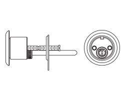 Rim Cylinder C Keyway