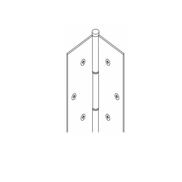 Full Mortise Edge Mount Continuous Hinge