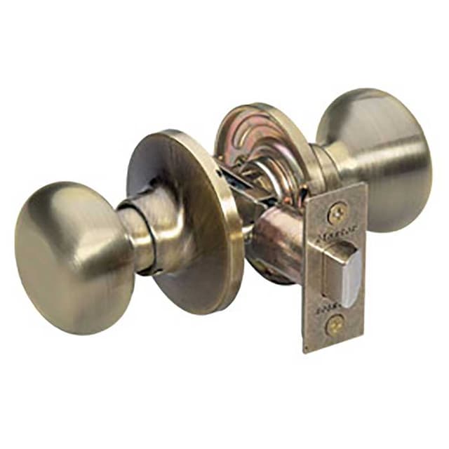 Biscuit Knob Passage Lockset