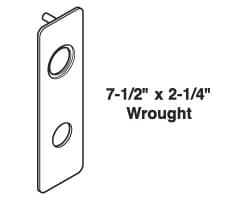 ML2000 Outside M Escutcheon-Wrought