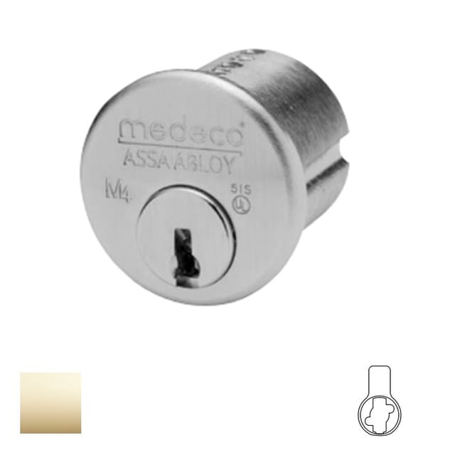 1-1/8" Mortise Cylinder, Biaxial, Sub-Assembled