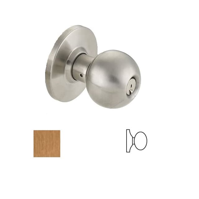 Grade 2 Classroom Knob Lockset