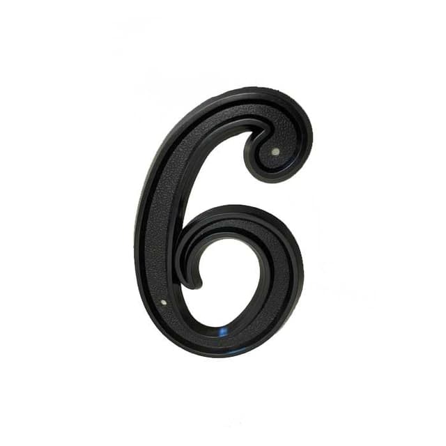 PHN-06 Plastic 6" House Number-6